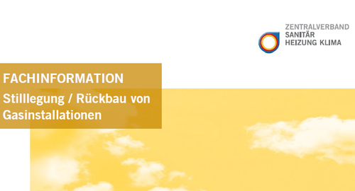 Titelbild zum News-Artikel: Stilllegung / Rückbau von Gasinstallationen